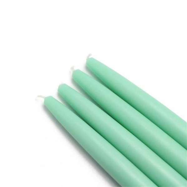 Jeco CEZ-010 6 in. Taper Candles; Aqua - 12 Piece, Jeco, Mfr#: CEZ-010